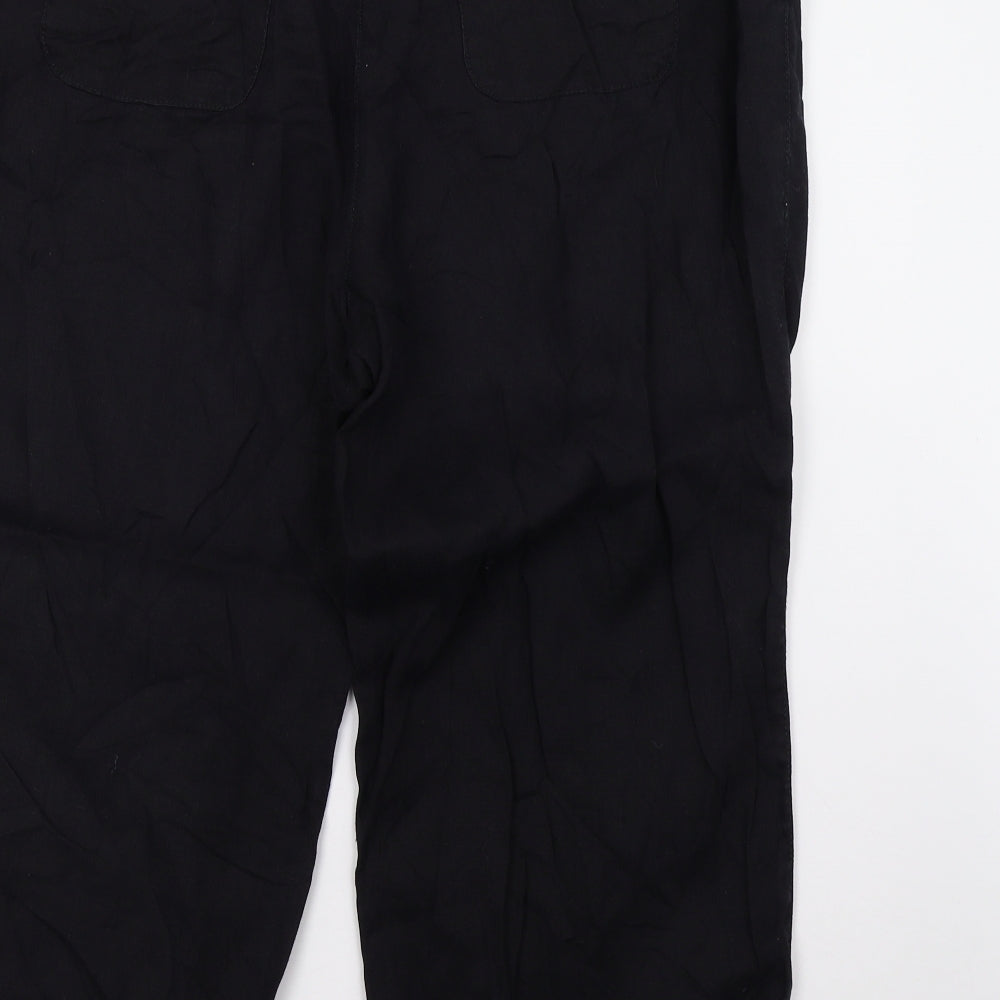 BRAX Womens Black   Cropped Trousers Size 20 L24 in