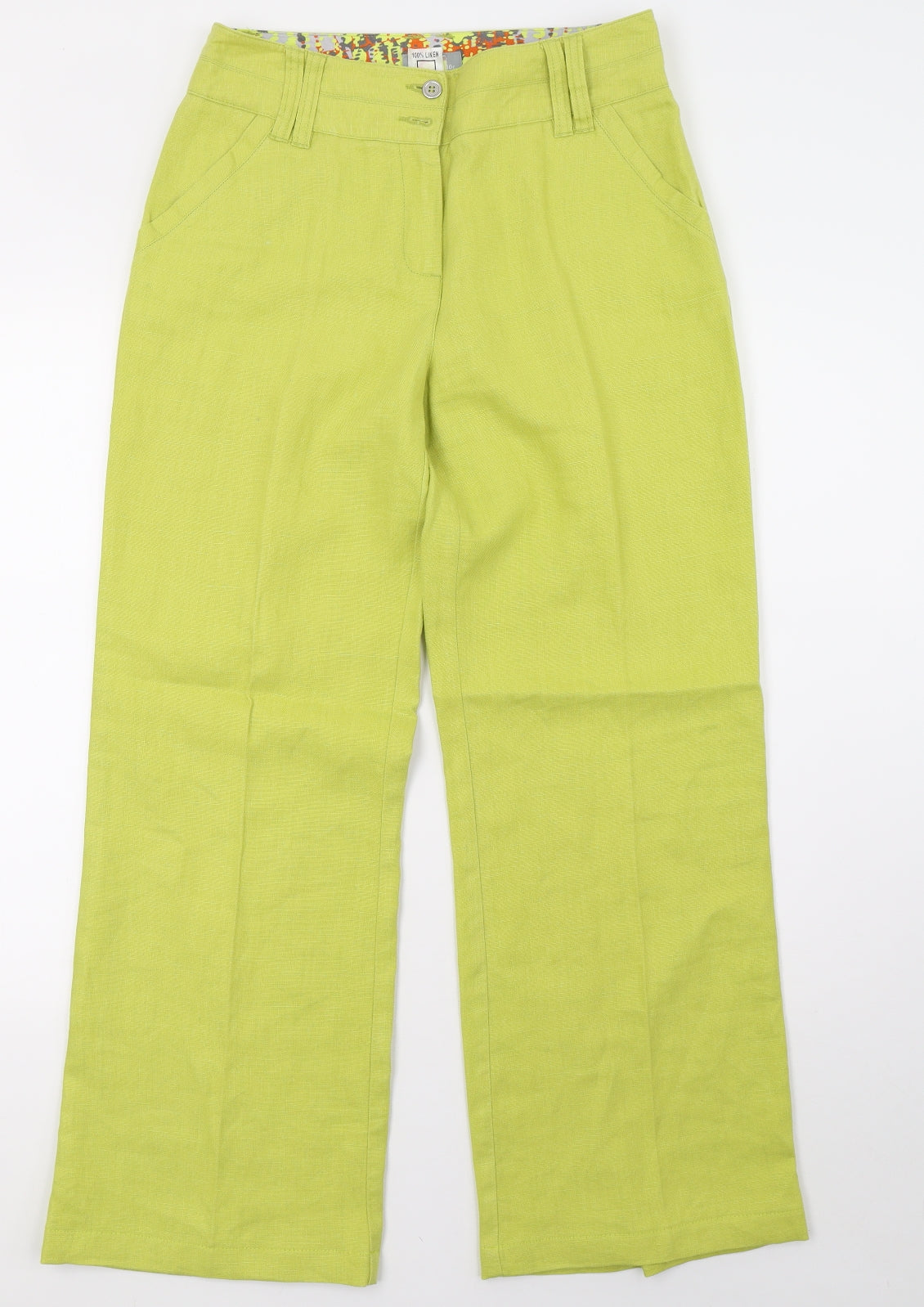 Preworn Womens Green   Trousers  Size 12 L30 in