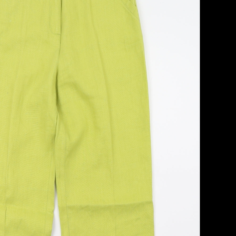 Preworn Womens Green   Trousers  Size 12 L30 in