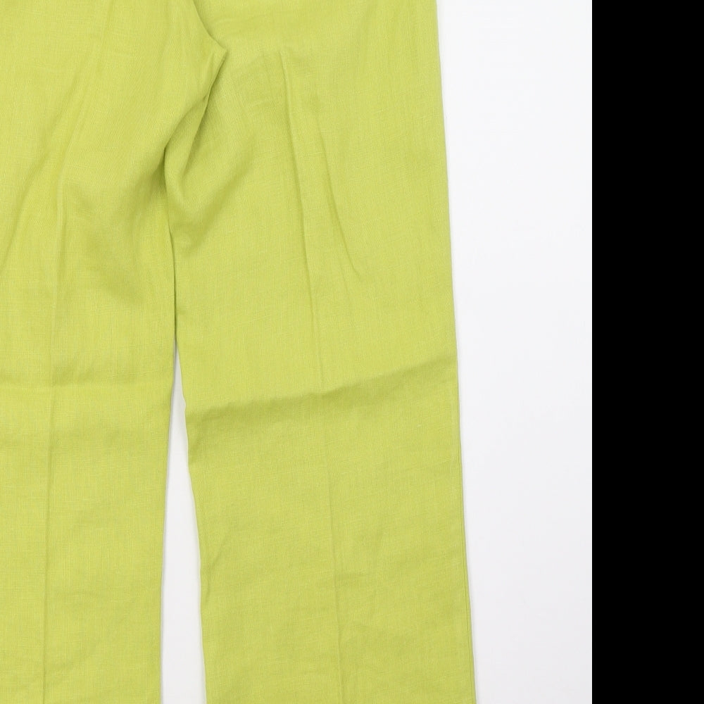 Preworn Womens Green   Trousers  Size 12 L30 in