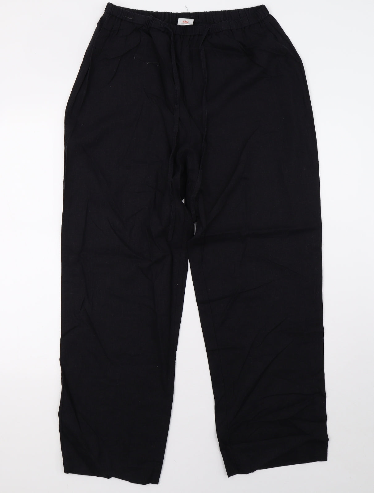 Preworn Womens Black   Trousers  Size 16 L31 in