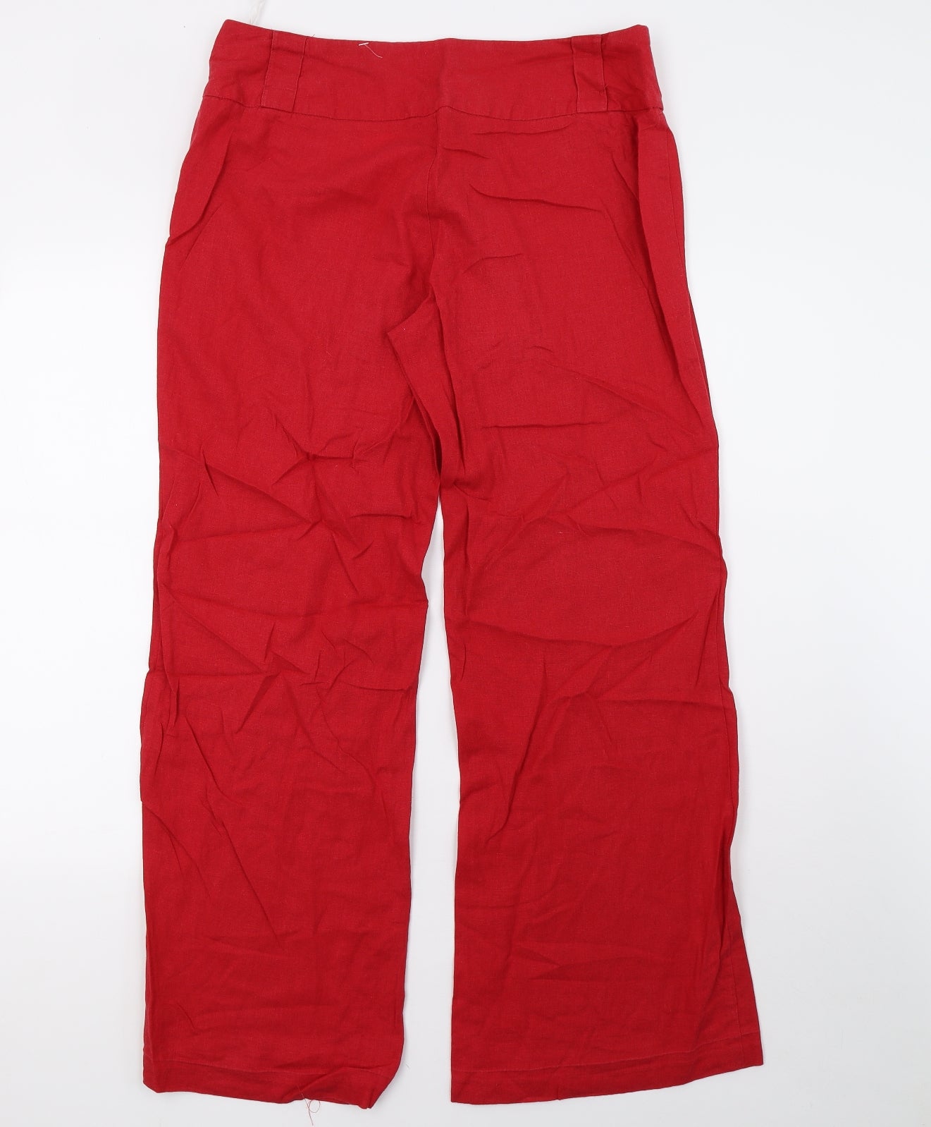 New Look Womens Red   Trousers  Size 12 L32 in