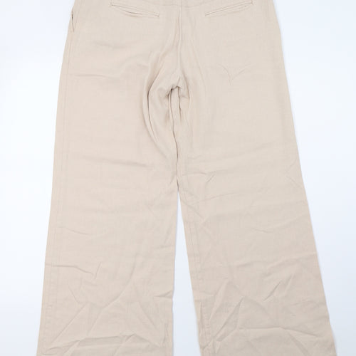 F&F Womens Beige   Trousers  Size 12 L30 in