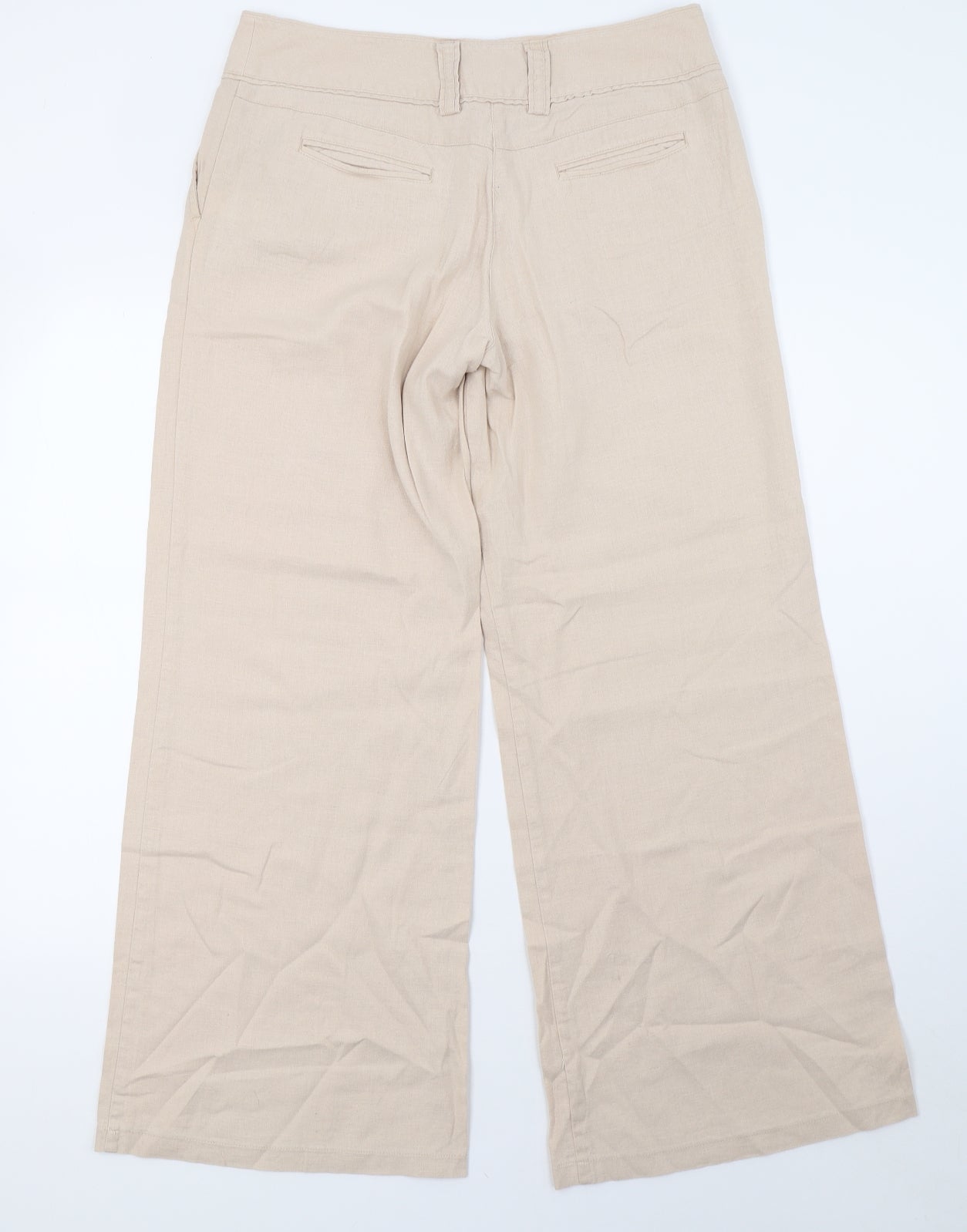F&F Womens Beige   Trousers  Size 12 L30 in