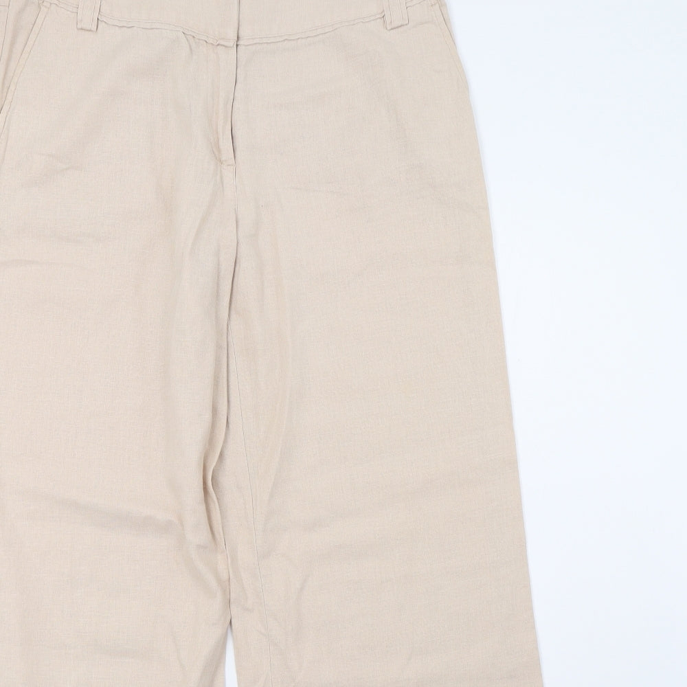 F&F Womens Beige   Trousers  Size 12 L30 in