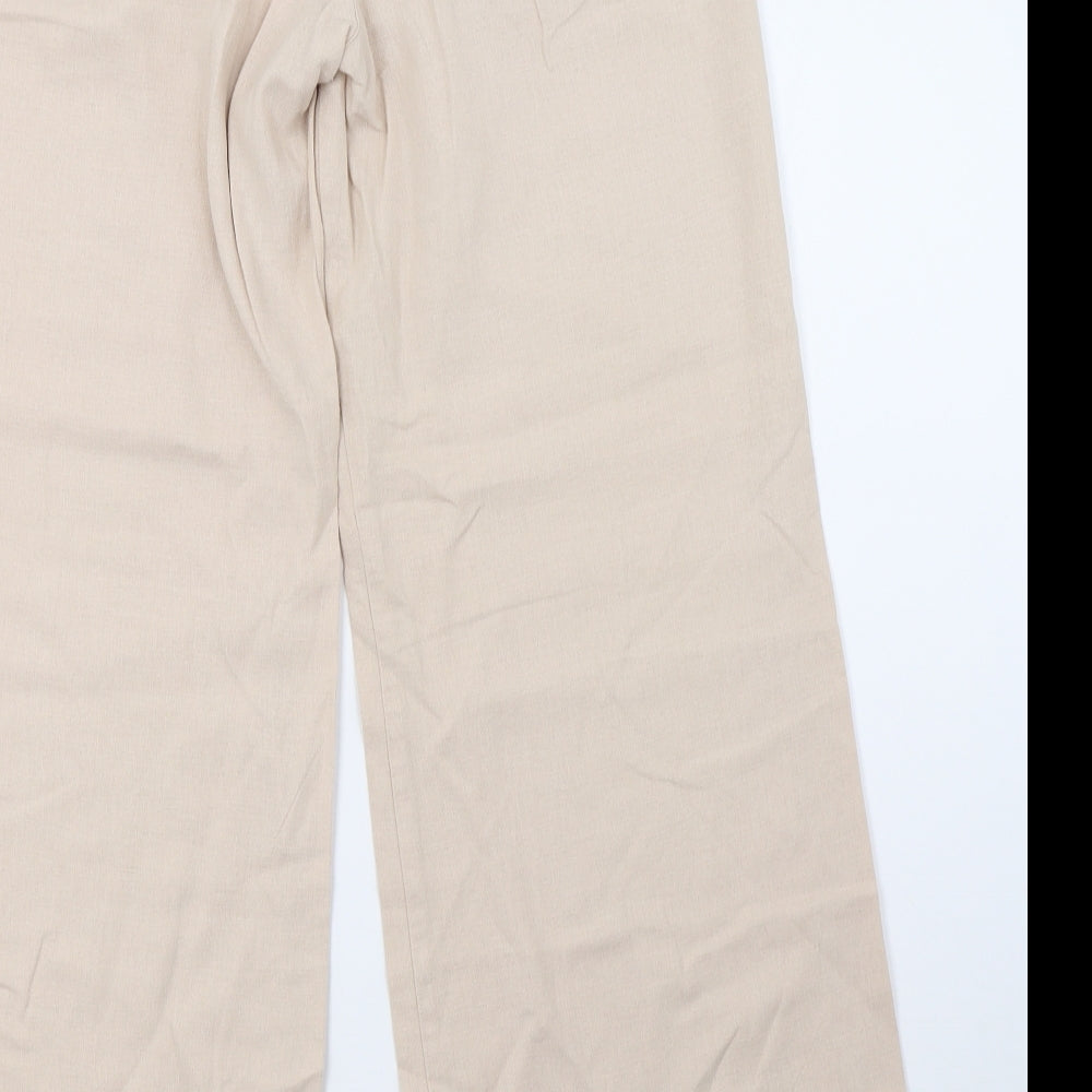 F&F Womens Beige   Trousers  Size 12 L30 in