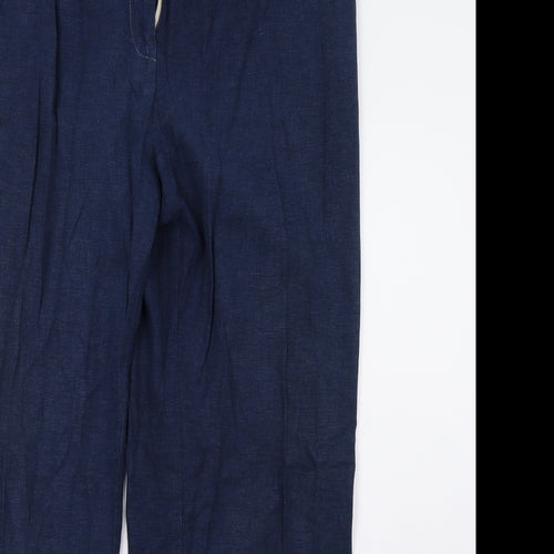 Marks and Spencer Womens Blue   Trousers  Size 18 L33 in