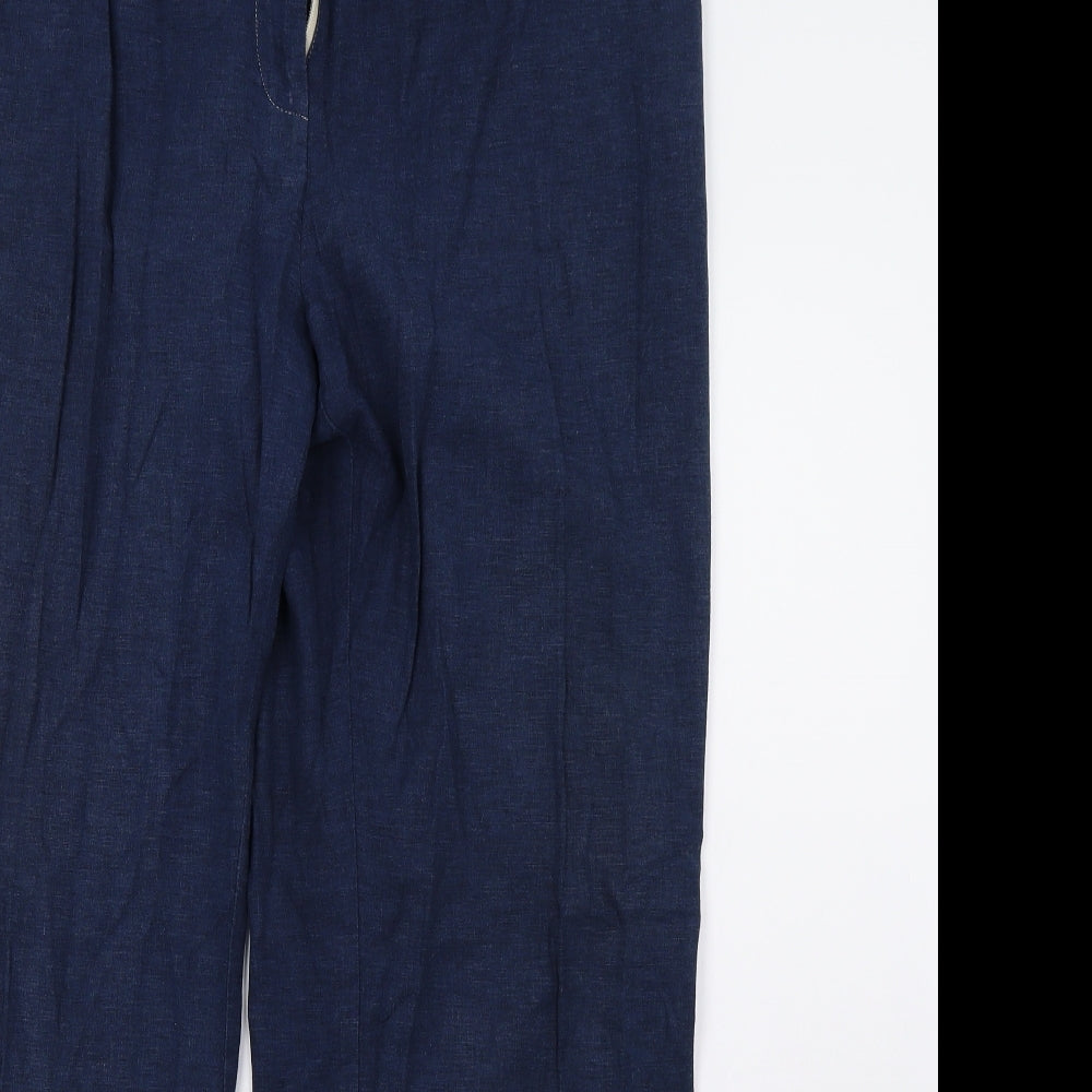 Marks and Spencer Womens Blue   Trousers  Size 18 L33 in