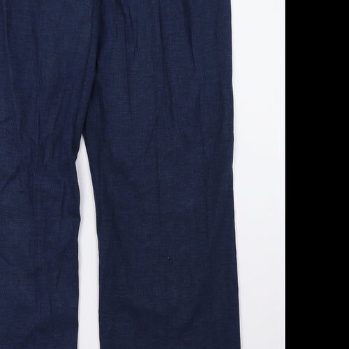 Marks and Spencer Womens Blue   Trousers  Size 18 L33 in