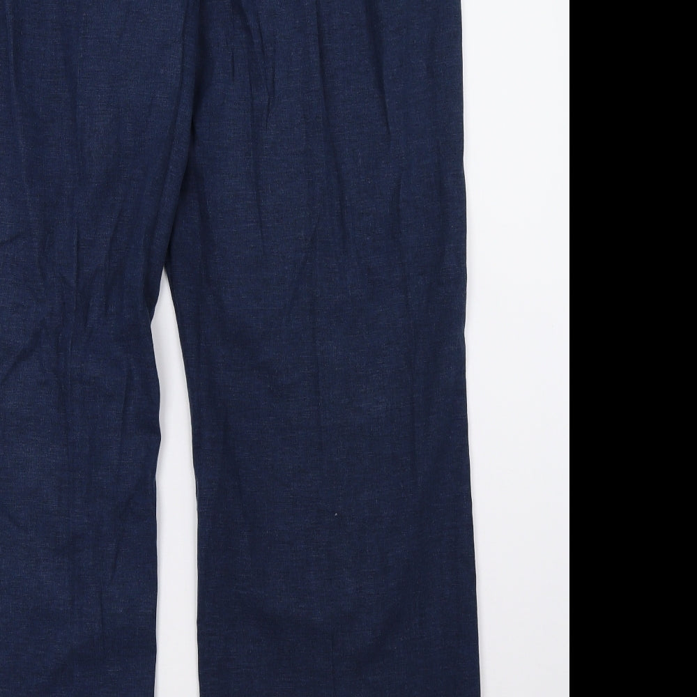 Marks and Spencer Womens Blue   Trousers  Size 18 L33 in