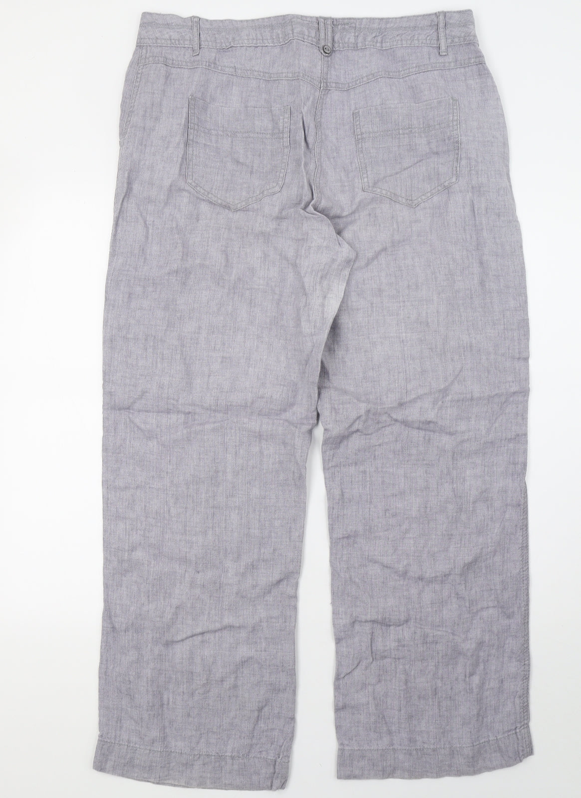 Preworn Womens Grey   Trousers  Size 12 L30 in