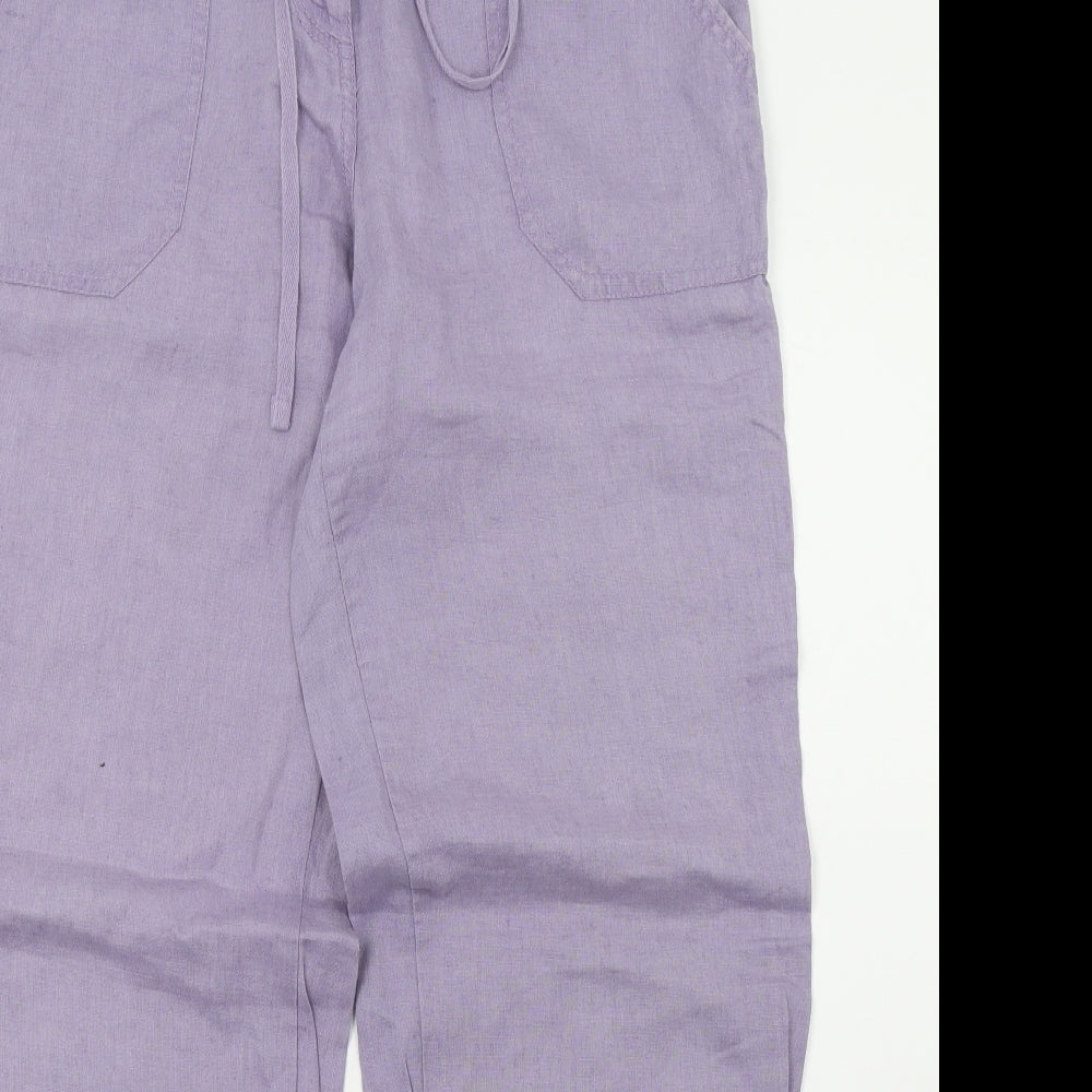 Primark Womens Purple   Trousers  Size 10 L32 in