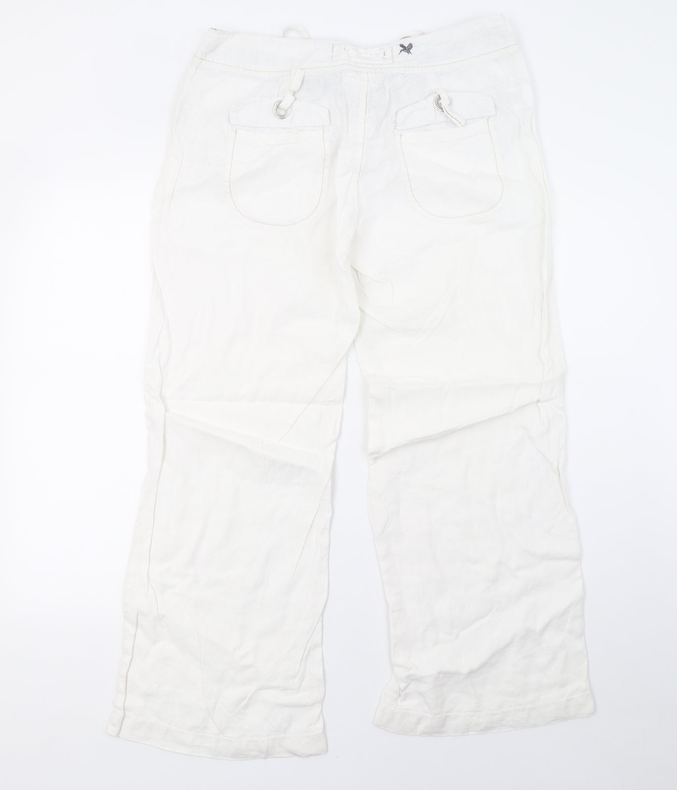 River Island Womens White   Trousers  Size 10 L30 in