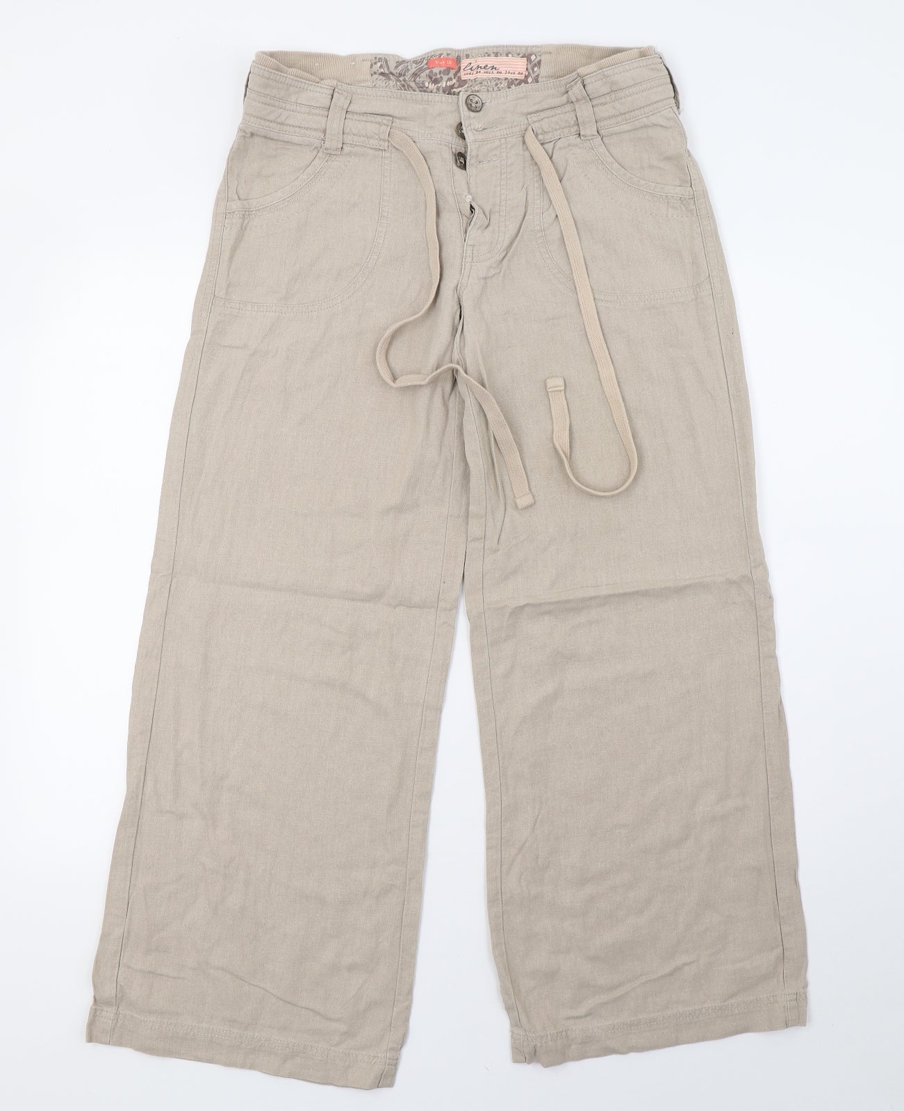 Preworn Womens Brown   Trousers  Size 10 L28 in
