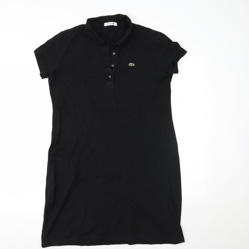 Lacoste Womens Black   Shirt Dress  Size 14