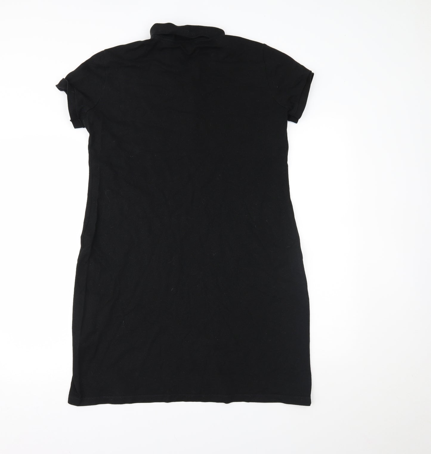 Lacoste Womens Black   Shirt Dress  Size 14