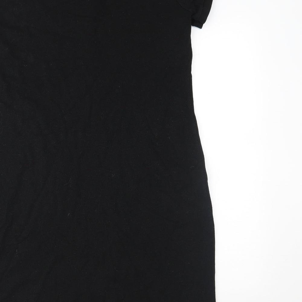 Lacoste Womens Black   Shirt Dress  Size 14