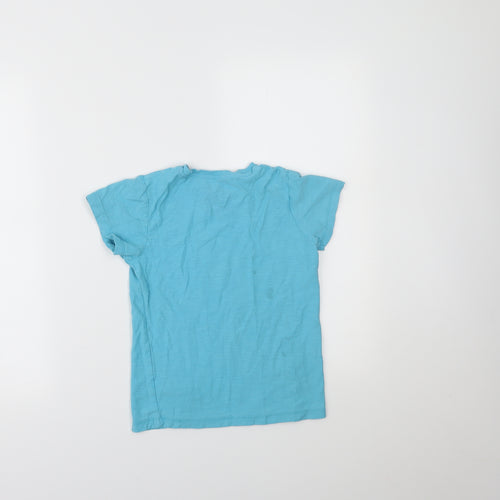 Matalan Girls Blue   Basic T-Shirt Size 8 Years
