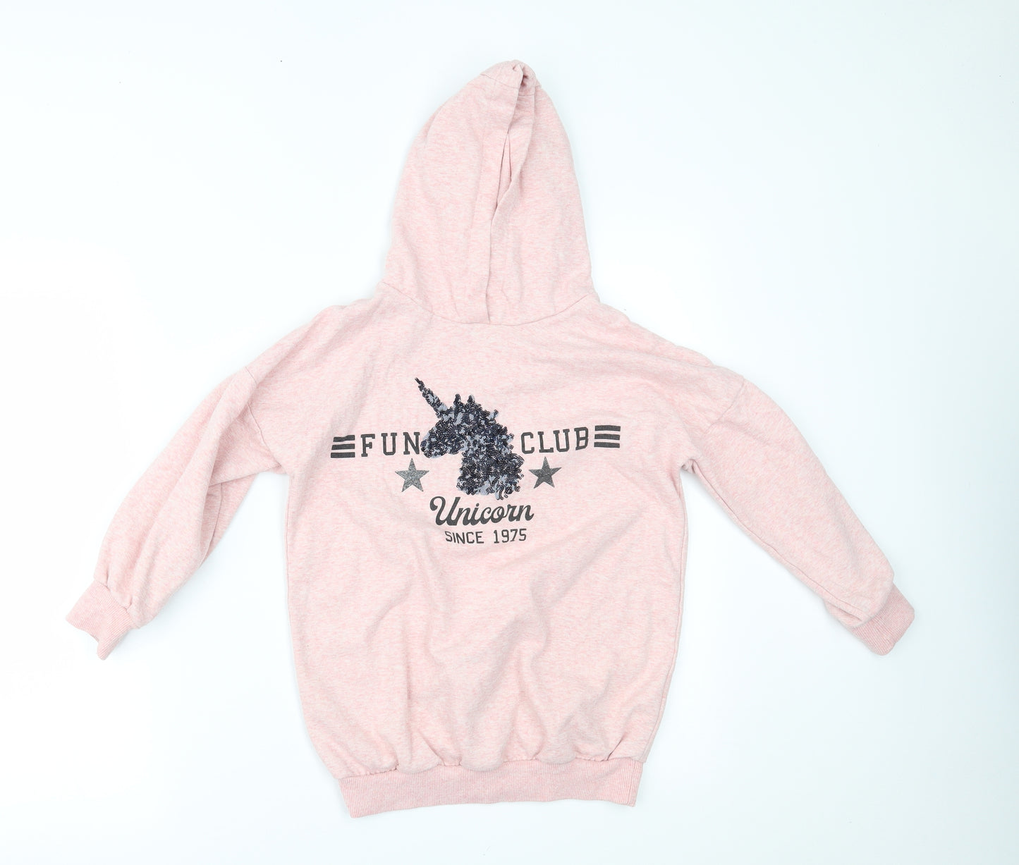 F&F Girls Pink   Pullover Hoodie Size 8-9 Years