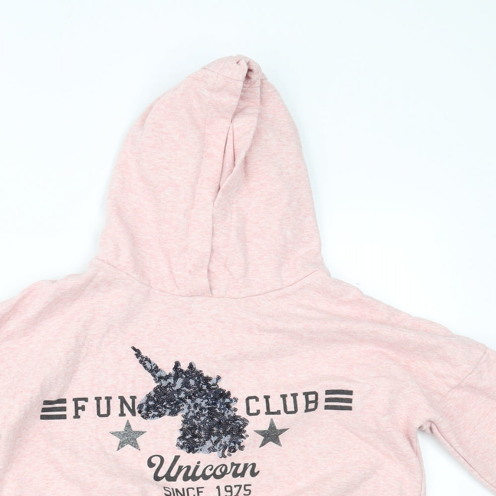 F&F Girls Pink   Pullover Hoodie Size 8-9 Years