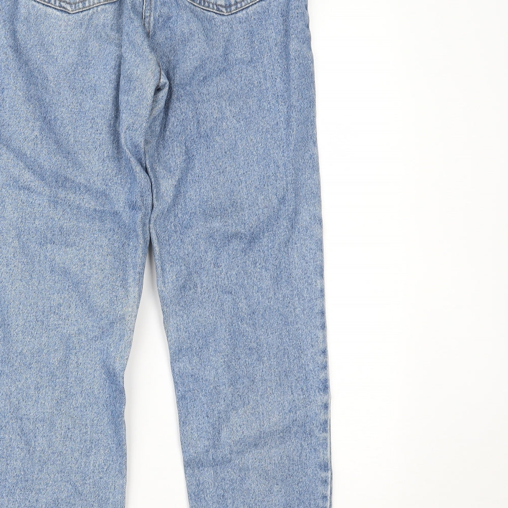 infuse Womens Blue  Denim Mom Jeans Size 12 L26 in