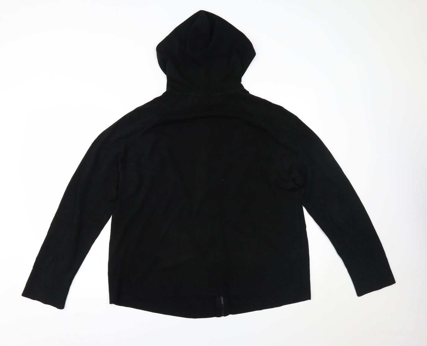 East Coast Womens Black   Full Zip Hoodie Size 24