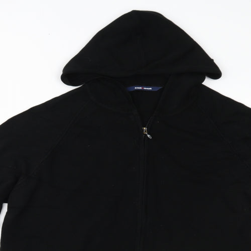 East Coast Womens Black   Full Zip Hoodie Size 24
