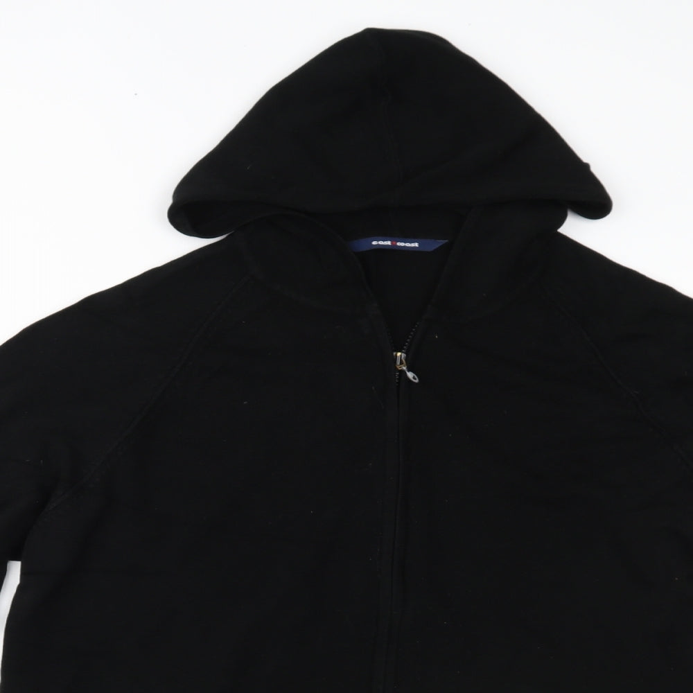 East Coast Womens Black   Full Zip Hoodie Size 24