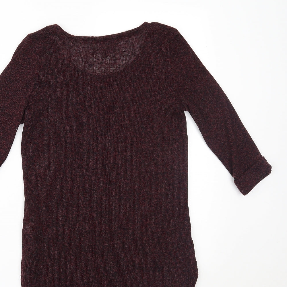 New Look Womens Purple   Basic Blouse Size 6