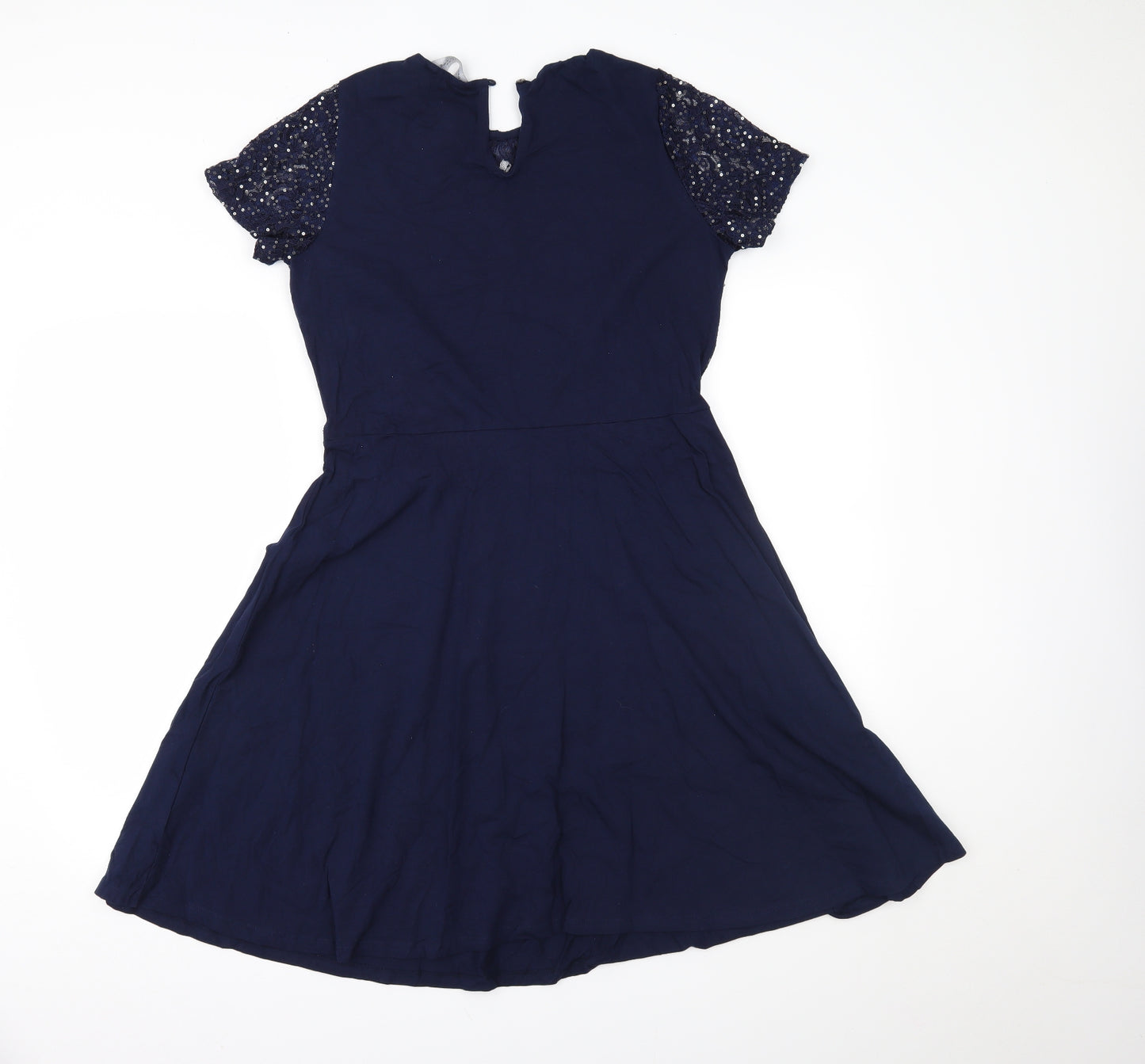 Dorothy Perkins Womens Blue   Fit & Flare  Size 14