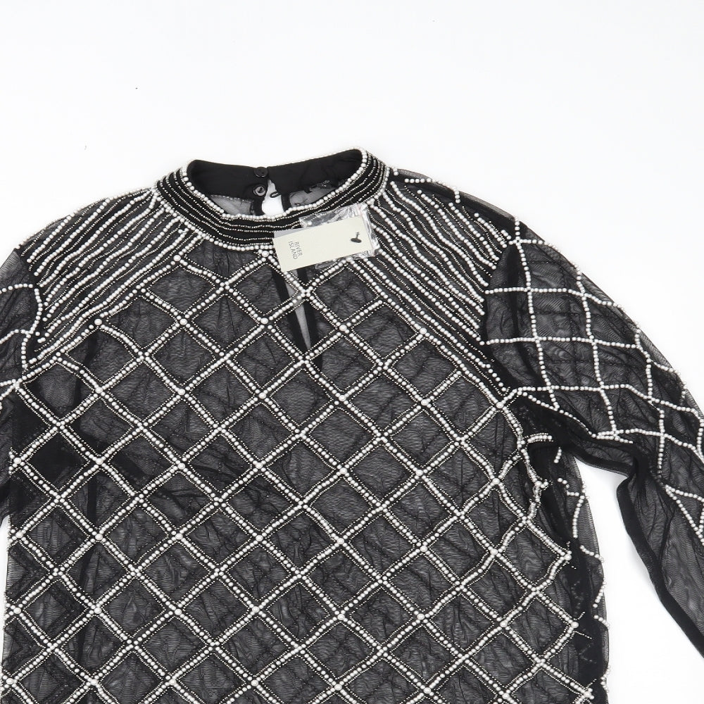 River Island Womens Black   Basic Blouse Size 14