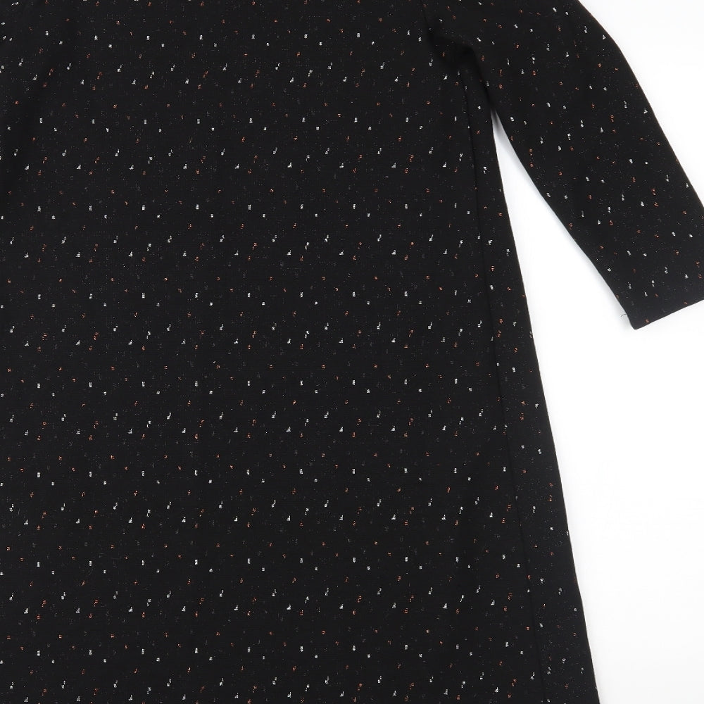 George Womens Black   T-Shirt Dress  Size 16