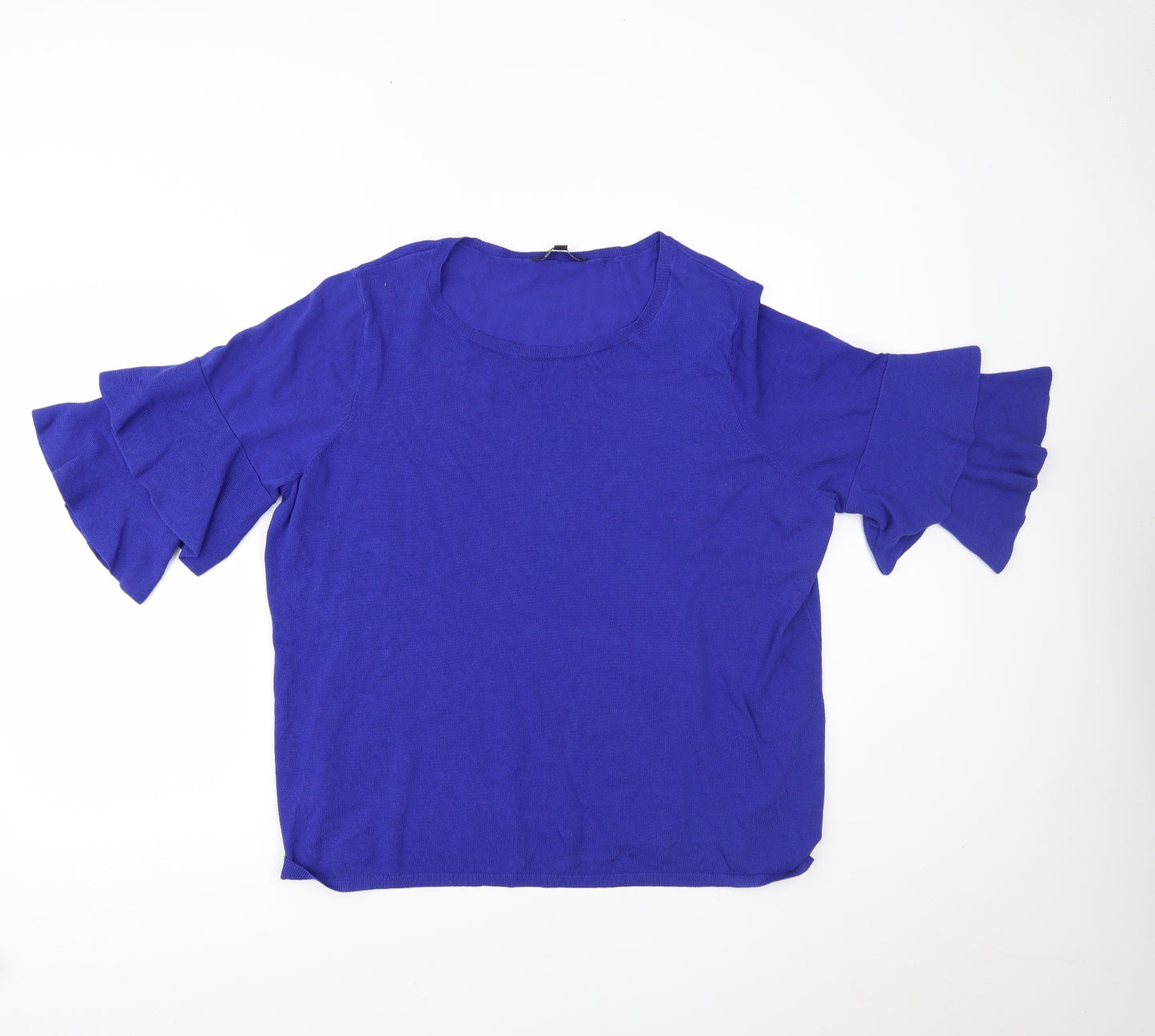 Bonmarché Womens Blue   Basic T-Shirt Size 22