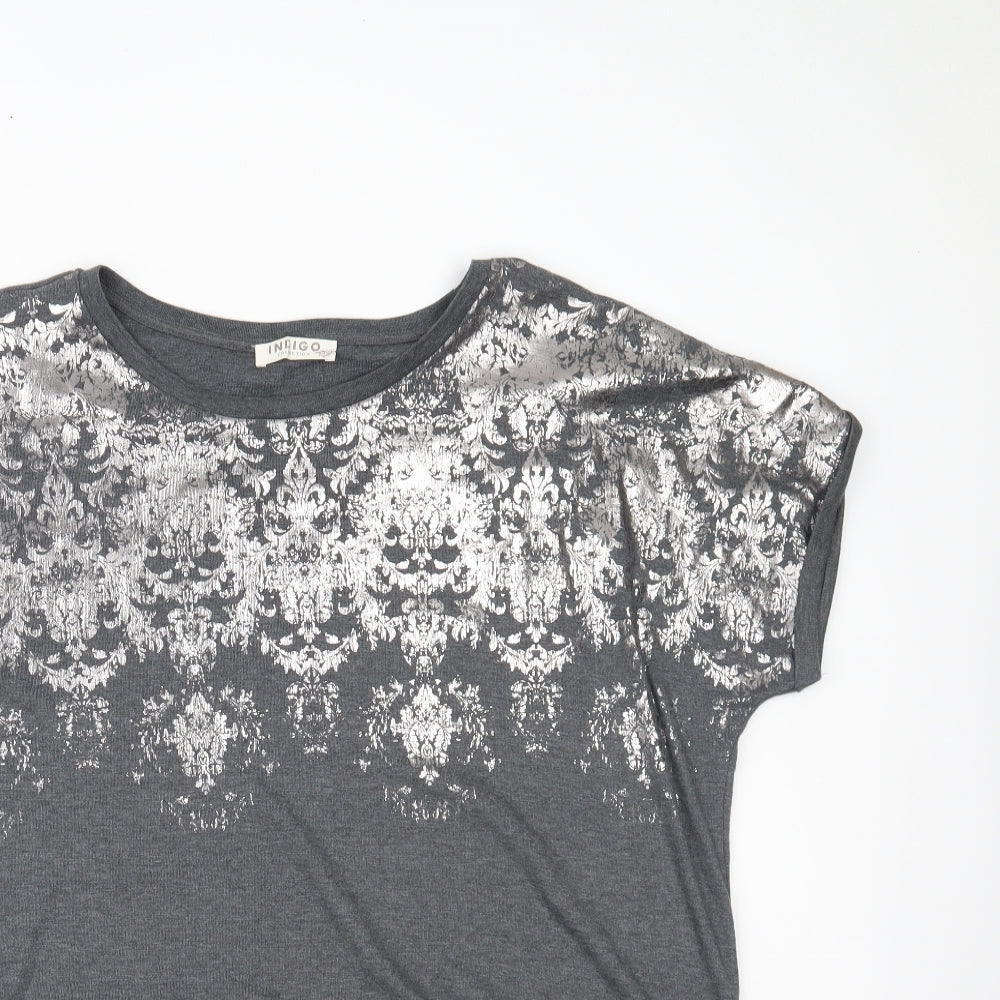 Marks and Spencer Womens Grey   Basic T-Shirt Size 20