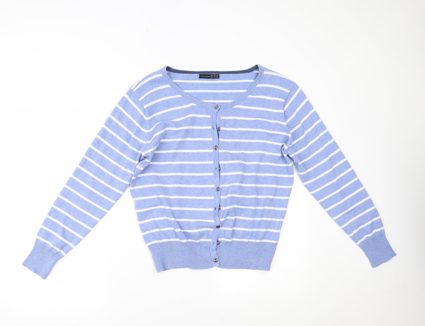 Primark Womens Blue Striped  Cape Jumper Size 18