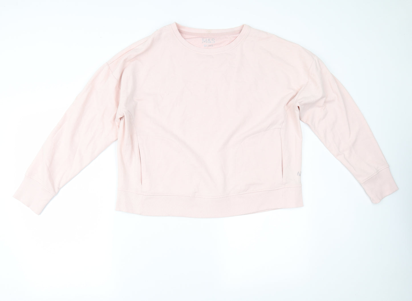 Marks and Spencer Womens Pink   Pullover Jumper Size 14