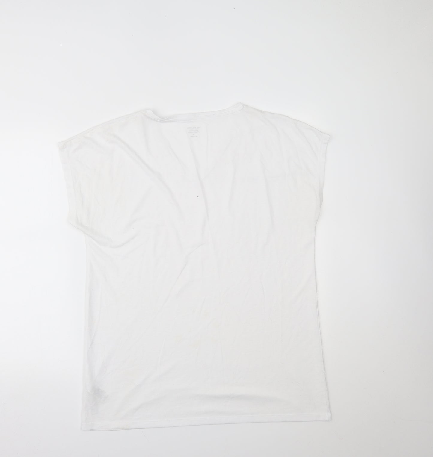 Marks and Spencer Womens White   Basic T-Shirt Size 14