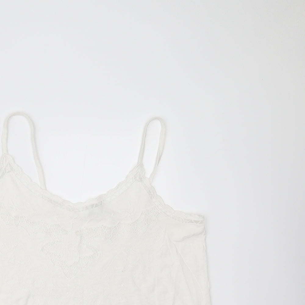 NEXT Womens White   Camisole T-Shirt Size 14
