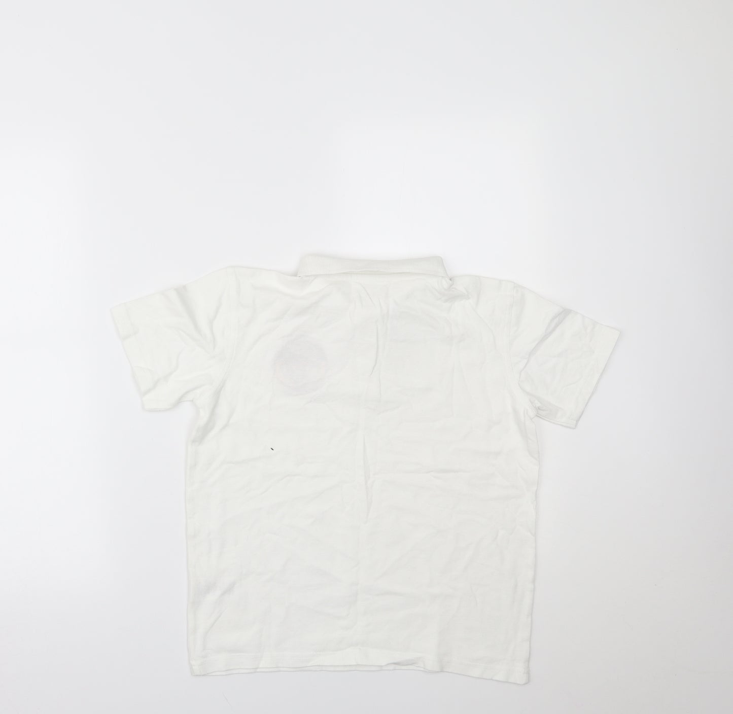 George Boys White   Basic Polo Size 11-12 Years