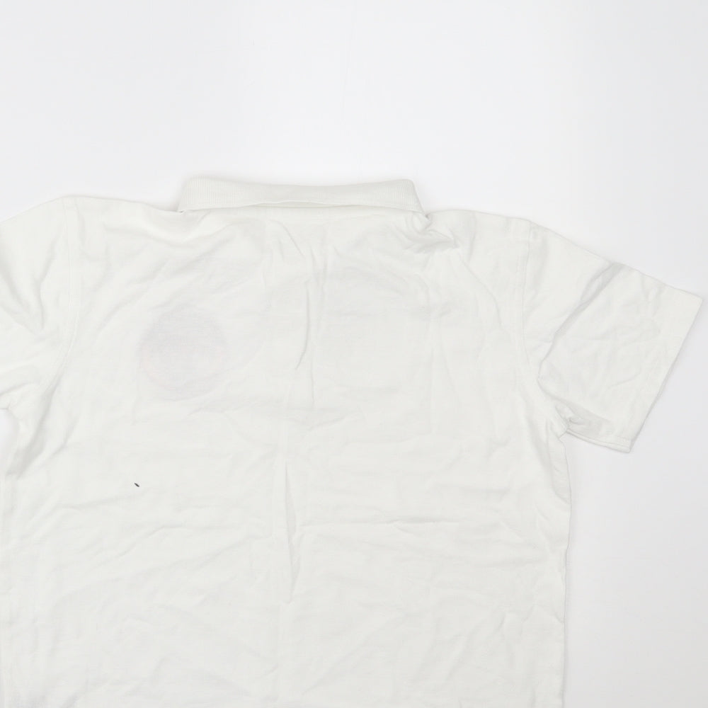 George Boys White   Basic Polo Size 11-12 Years