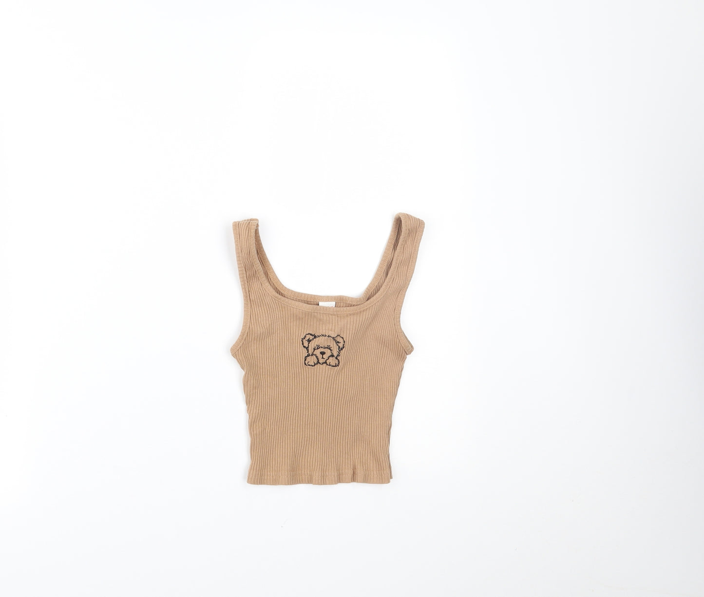 ROMWE Womens Brown   Cropped Tank Size XS