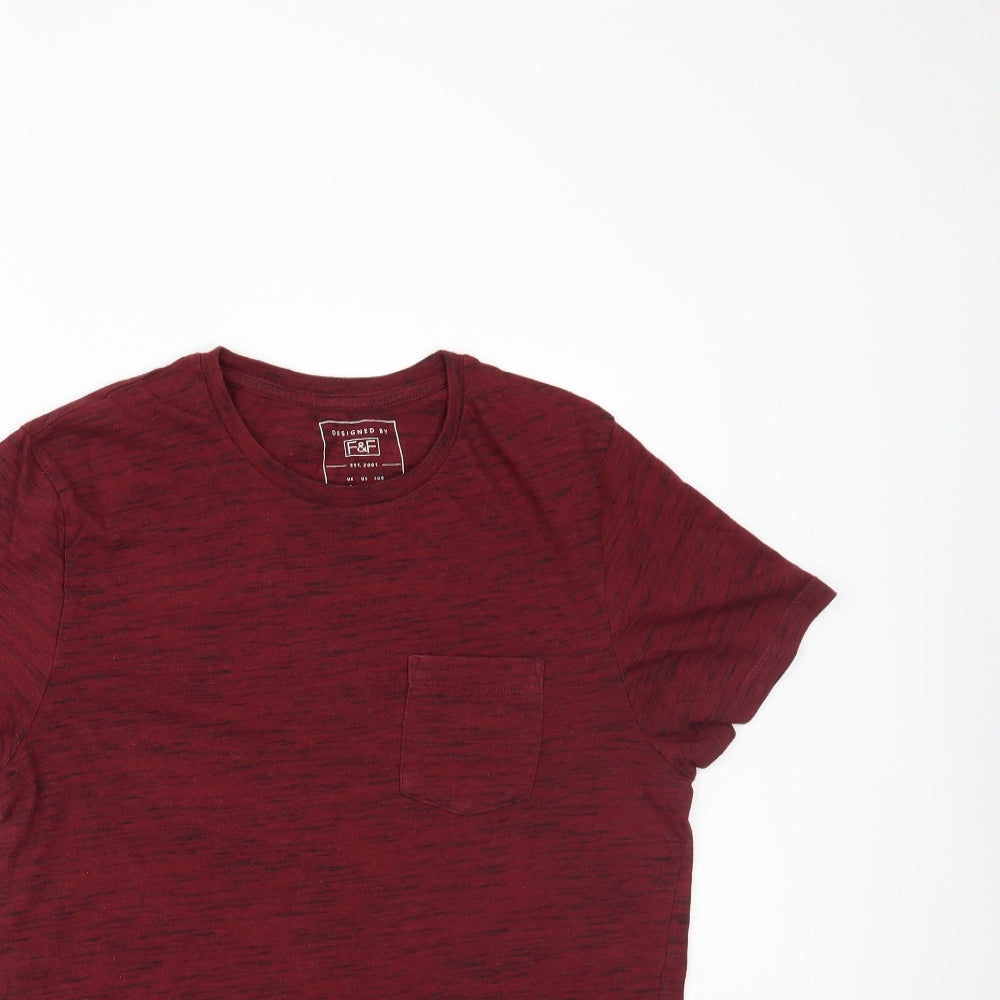 F&F Mens Red    T-Shirt Size S