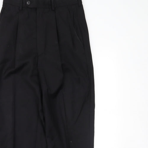 Pierre Cardin Mens Black   Trousers  Size 28 L26 in