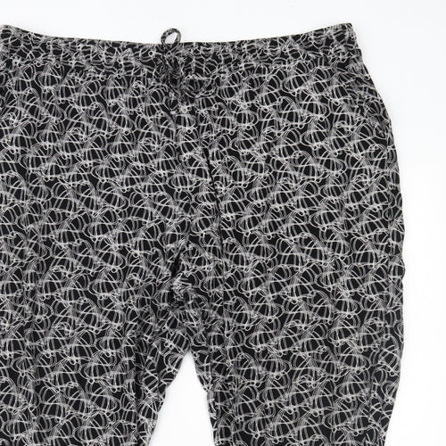 Marks and Spencer Womens Black   Trousers  Size 20 L23 in