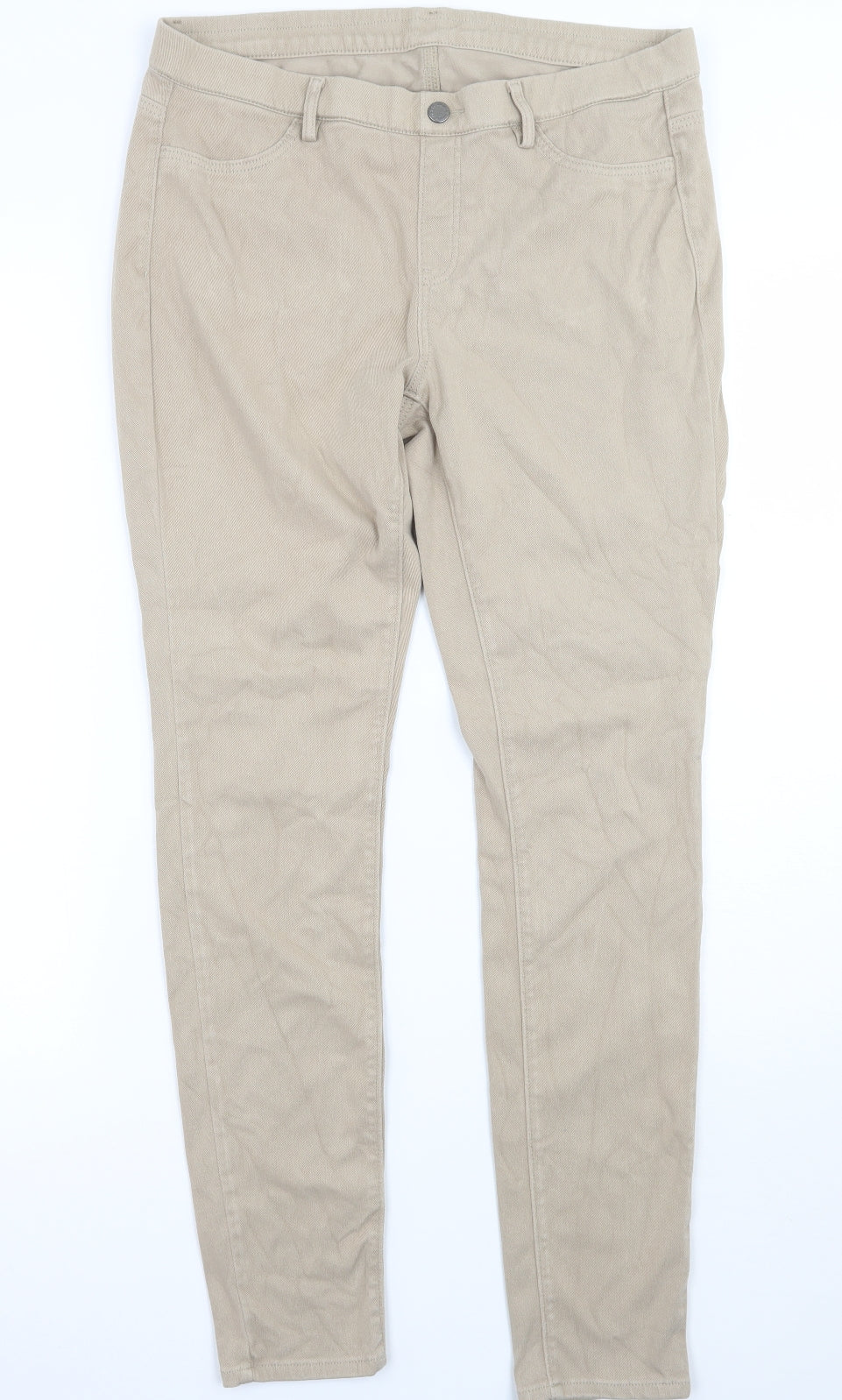 Uniqlo Womens Beige   Jegging Jeans Size L L28 in