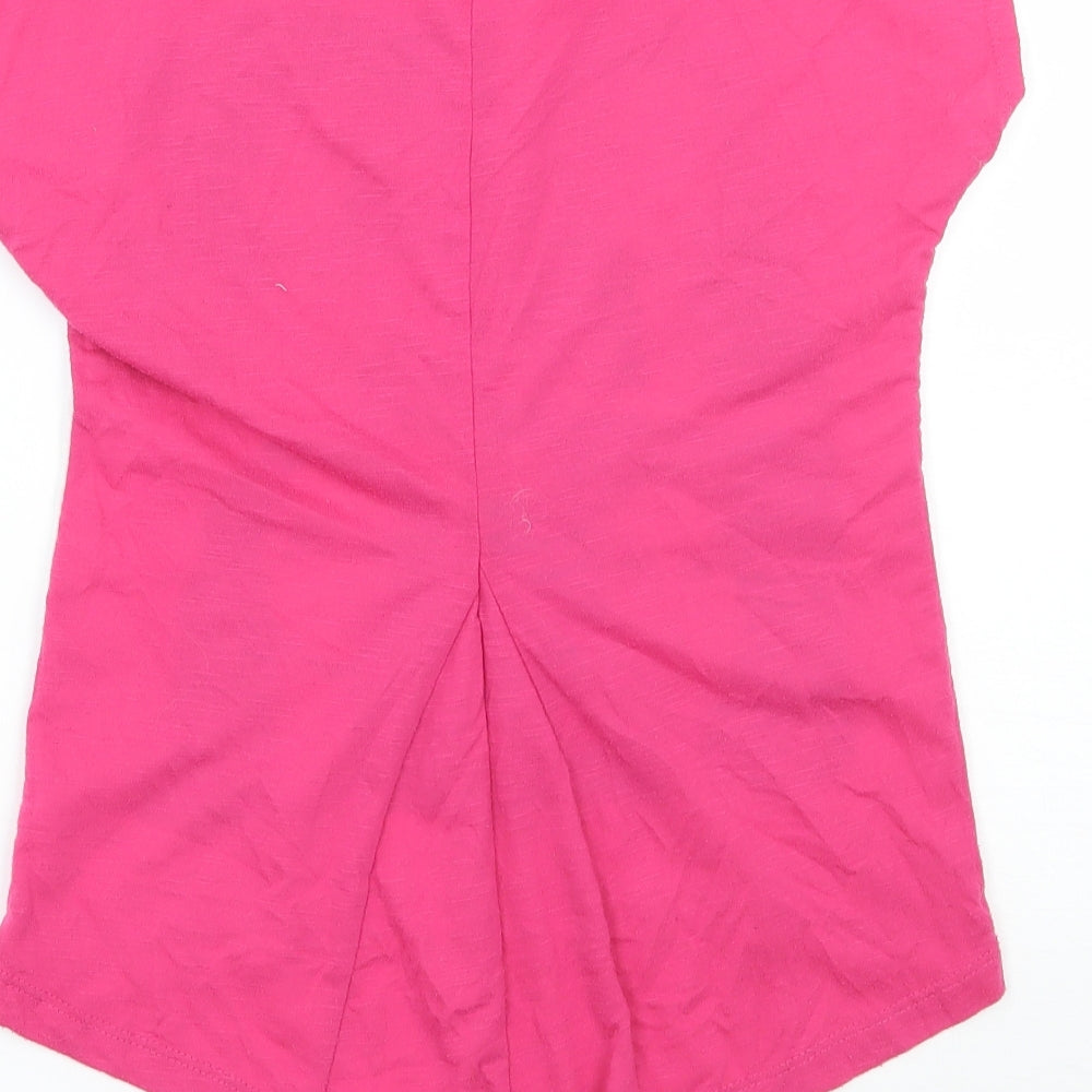 Littlemix Girls Pink   Basic T-Shirt Size 9 Years