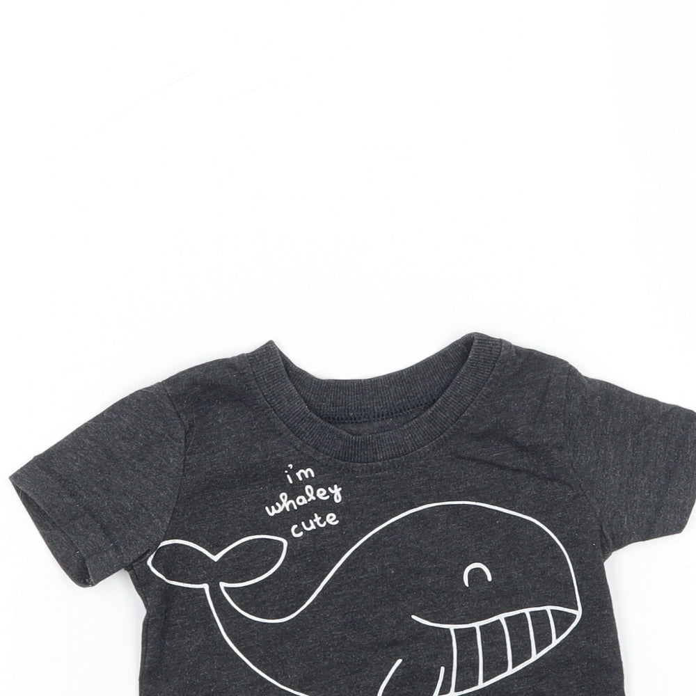 George Baby Grey   Basic T-Shirt Size 6-9 Months