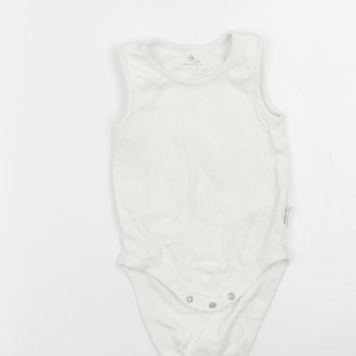 NEXT Boys White   Babygrow One-Piece Size 6-9 Months