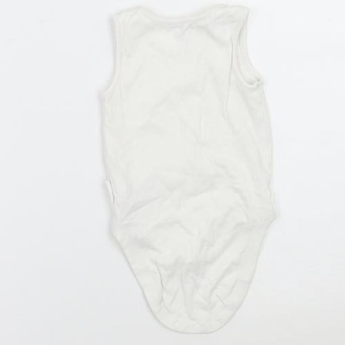 NEXT Boys White   Babygrow One-Piece Size 6-9 Months
