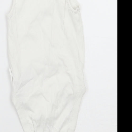 NEXT Boys White   Babygrow One-Piece Size 6-9 Months